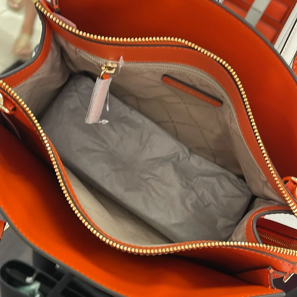 Michael Kors Sheila Medium Ombré Signature Logo Satchel Shoulder Crossbody Bag - Picture 10 of 16